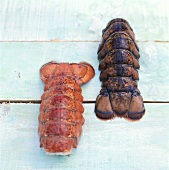 Two lobster tails