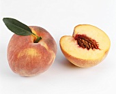 Whole Peach with Half a Peach