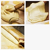 Making cream strudel