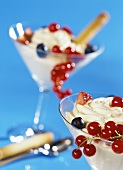 Mascarpone mousse with fresh berries