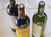 Red and white wine from Majorca in bottles