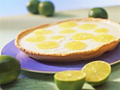Caipirinha tart with limes