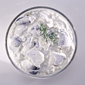 Herring salad with dill