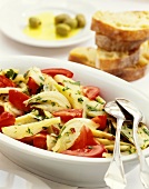 Insalata di finocchi e pomodori (fennel and tomato salad)