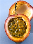 Passion fruit, halved with skin