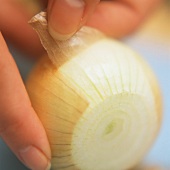 Peeling an onion