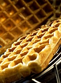 Waffles on Cake Rack 