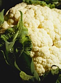 Cauliflower with drops of water