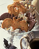 Magical biscuits (in shape of ghosts and bats)