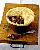 Hearty beef and oyster pie