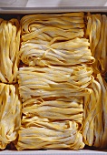 Home-made tagliatelle