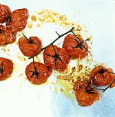 Fried vine tomatoes
