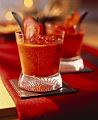 Virgin Mary cocktail with tomato juice