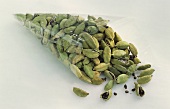 Cardamom in cellophane bag