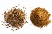 Caraway seeds and ground caraway