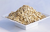 Rolled oats in a bowl