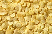 Potato crisps (filling the picture)