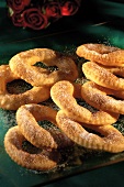Borrachoes (pastry rings with cinnamon sugar, Portugal)