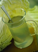Hot Chinese cabbage drink