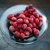 Frozen cranberries