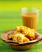 Sweetcorn deep-fried in batter, India