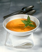 Creamed carrot soup