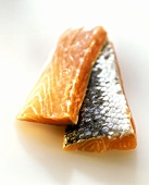 Two pieces of salmon fillet