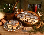 Ducat rolls (Austrian dessert) with poppy seeds for Christmas