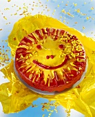 Lemon sun: child's birthday cake