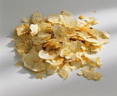 Flakes of dried chestnuts