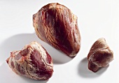 Hearts - veal, beef and pork
