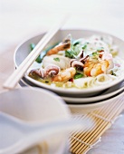 Seafood with rice noodles (Asia)