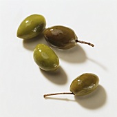 Green olives, variety 'Picholine, France