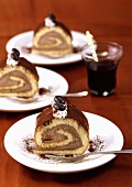 Coffee roulade