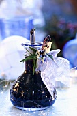 Balsamicoessig in Flasche (weihnachtlich) zum Verschenken