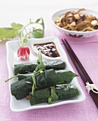 Beef in salad leaves (Asia)