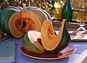 Winter squash (slices and squash with slices removed)