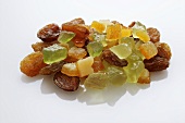 Candied peel (bitter orange and citron) and raisins