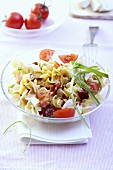 Pasta salad with tomatoes