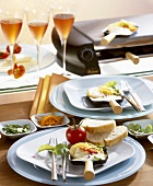Raclette with vegetables