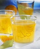 Orange jelly with Cointreau