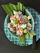 Thunfisch-Avocado-Salat mit Sahnedressing