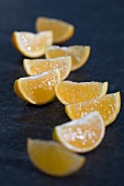 Several clementine wedges
