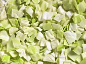 Chopped white cabbage (full-frame)