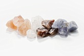 Various salt crystals