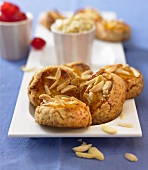 Cherry and almond cookies