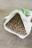 Spinach seeds in packet