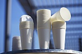 Paper cups for take-away coffee