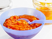 Carrot mash with millet (baby food)
