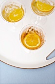 White wine with Cointreau and orange